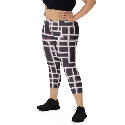 Velvet Circuit on a Capri Leggings