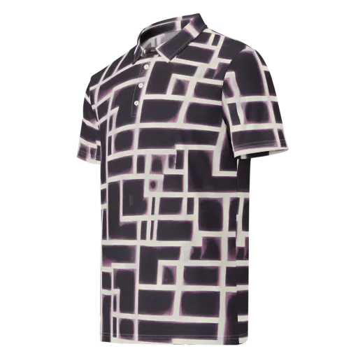 Velvet Circuit on a Men's Slim Fit Polo Shirt