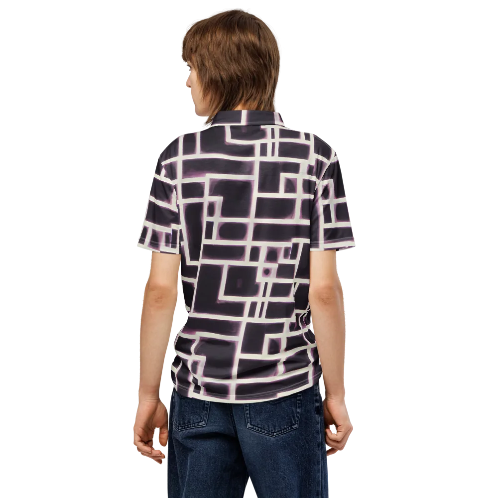 Velvet Circuit on Men's Slim Fit Polo Shirt — Back