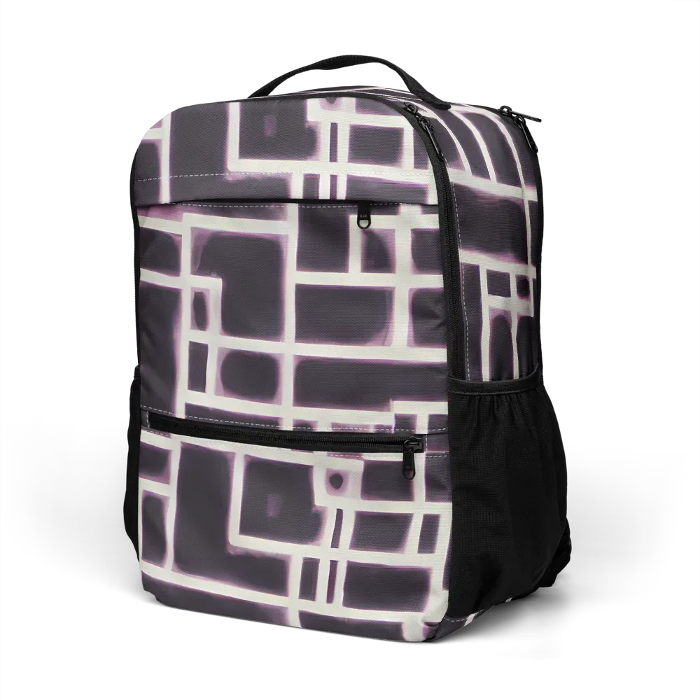 Velvet Circuit on Utility Backpack — Left Front