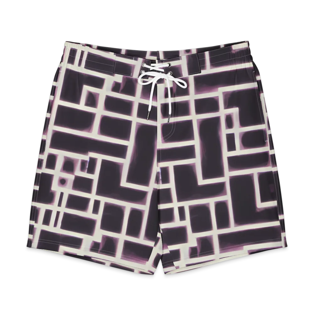 Velvet Circuit on Men's Board Shorts — Front