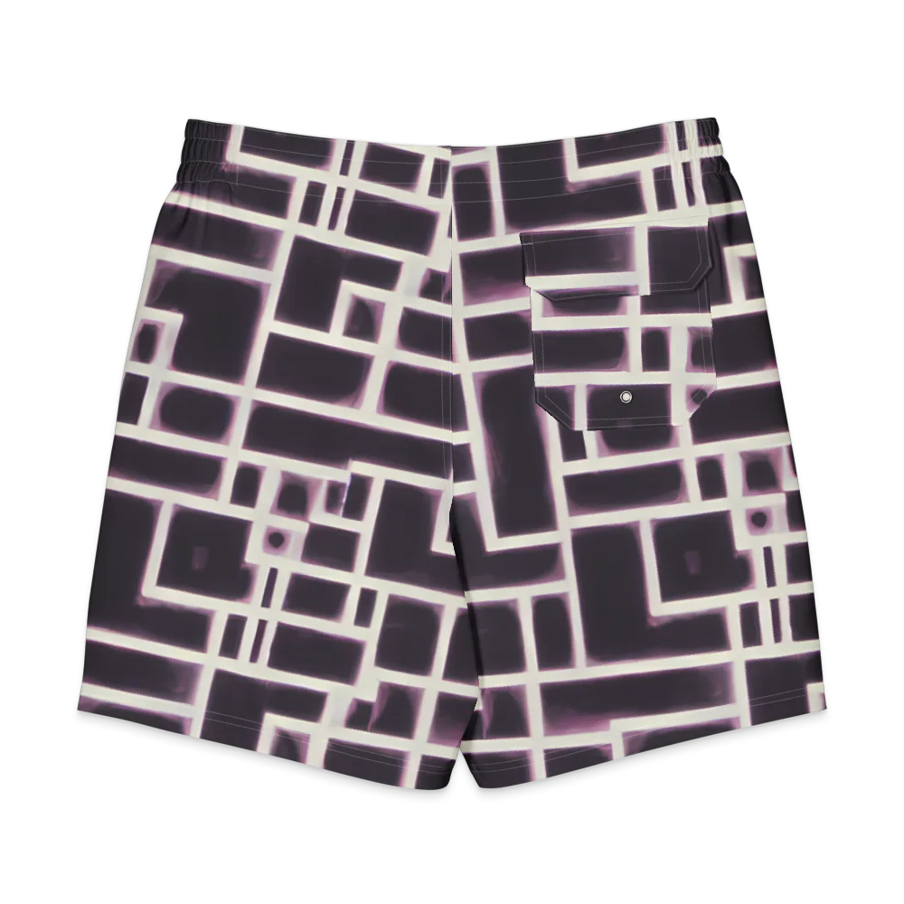 Velvet Circuit on Men's Board Shorts — Back