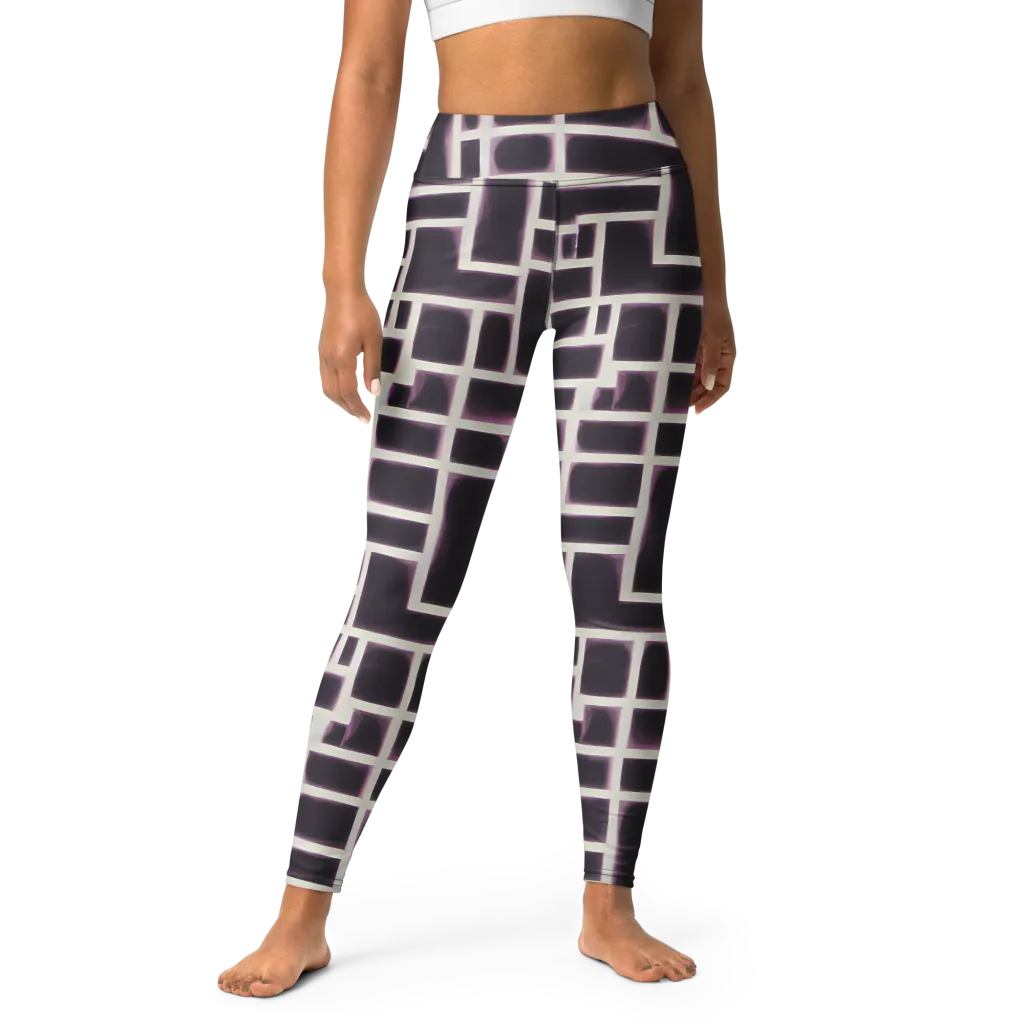Velvet Circuit on Yoga Leggings — Front