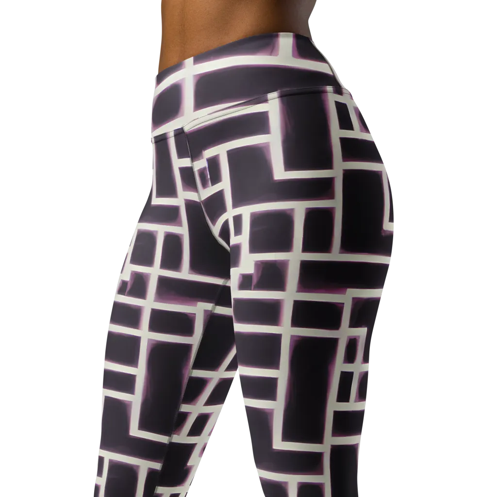 Velvet Circuit on Yoga Leggings — Left Front