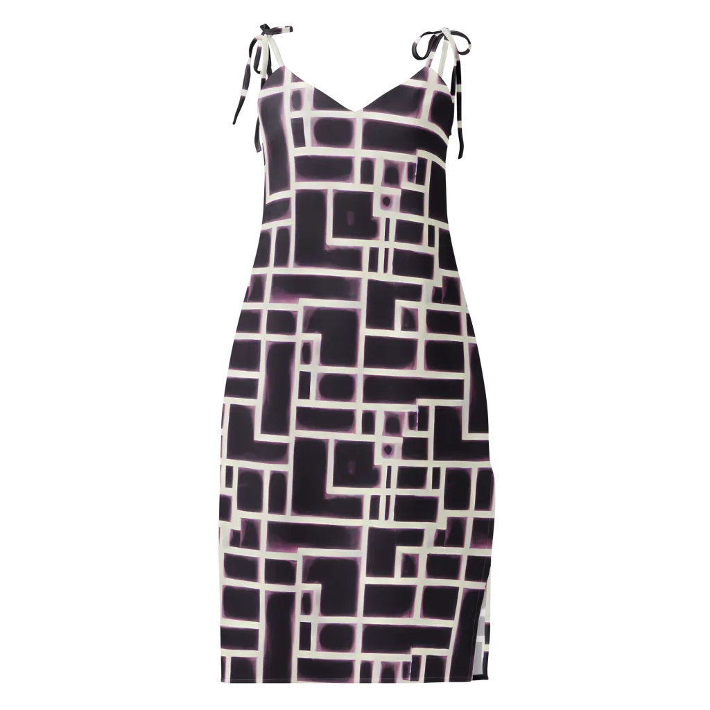 Velvet Circuit on Slip Dress — Front