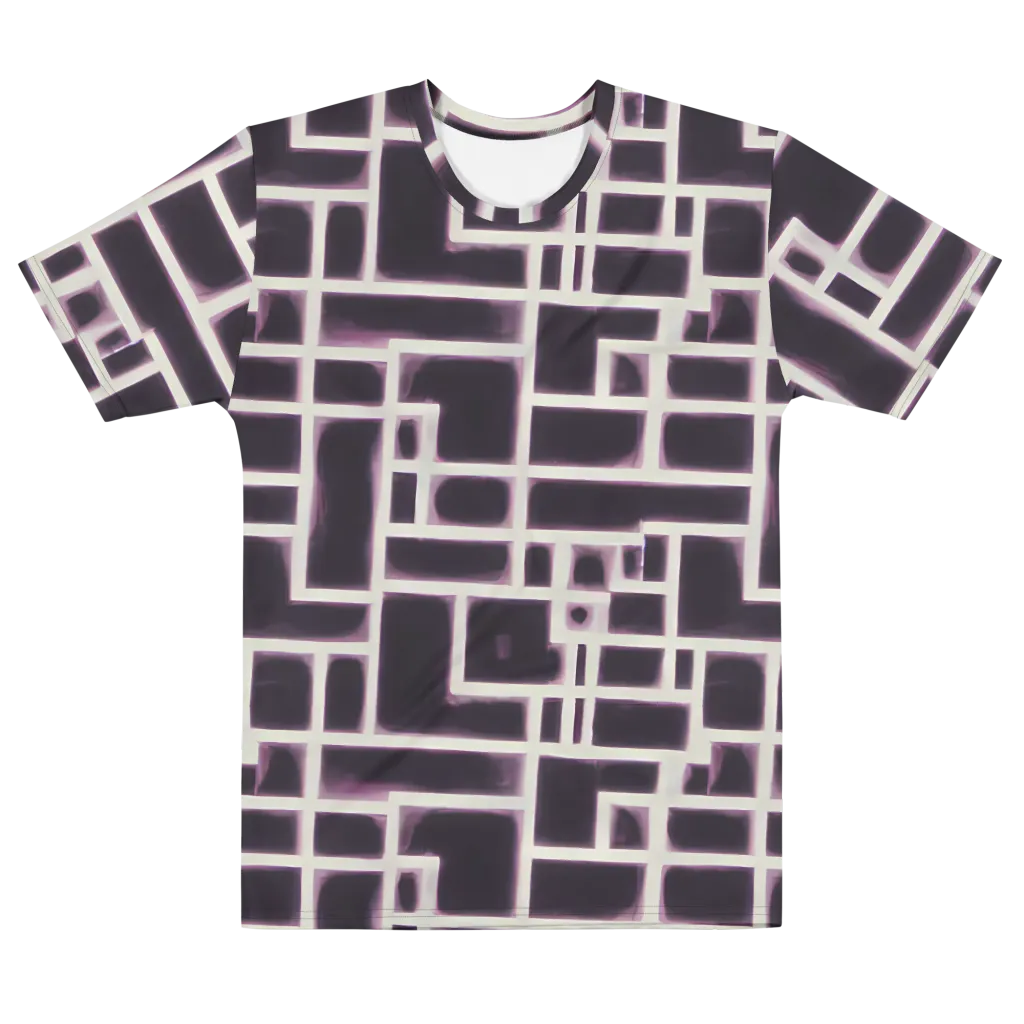 Velvet Circuit on Men's Cotton Crew Neck T-Shirt — Front