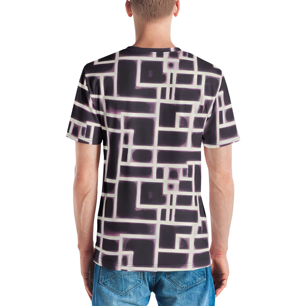 Velvet Circuit on Men's Crew Neck T-Shirt — Back