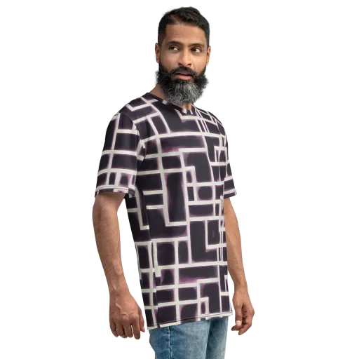 Velvet Circuit on a Men's Crew Neck T-Shirt