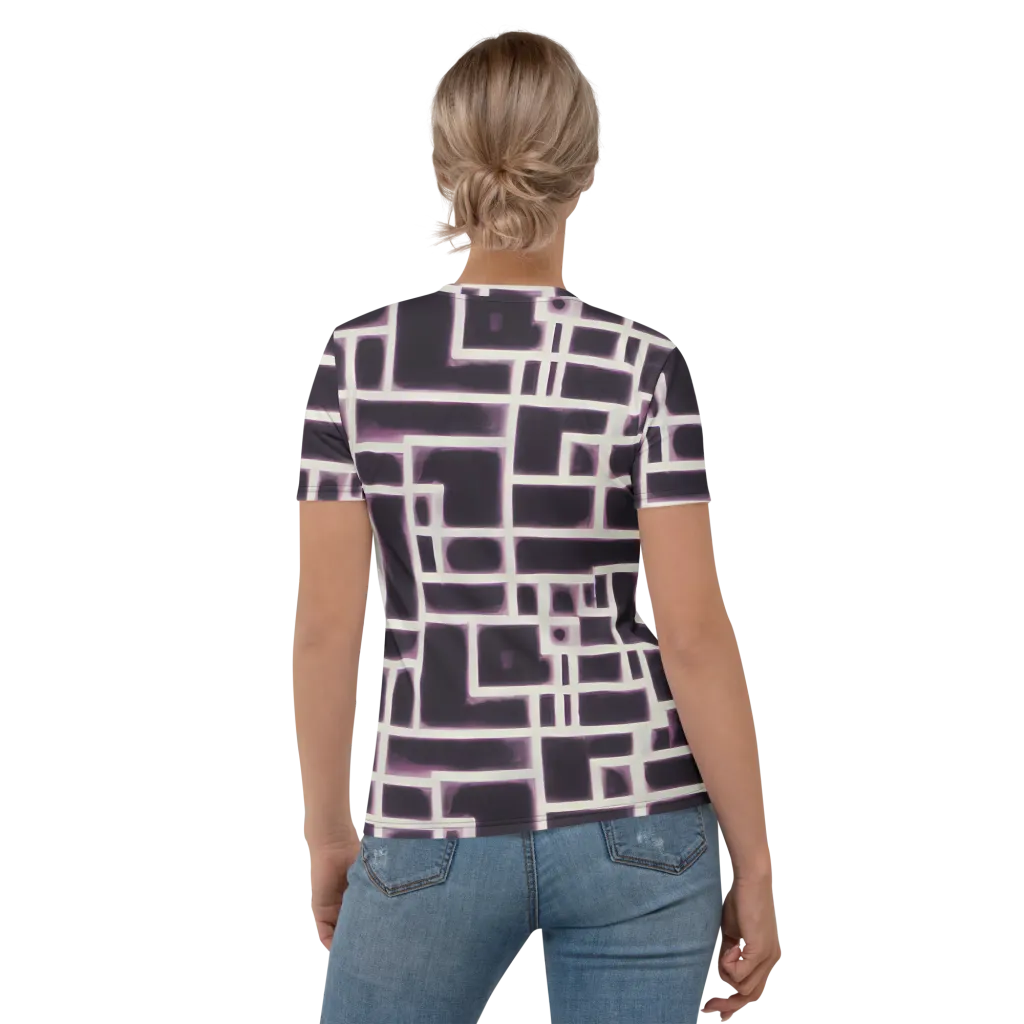 Velvet Circuit on Women's Crew Neck T-Shirt — Back