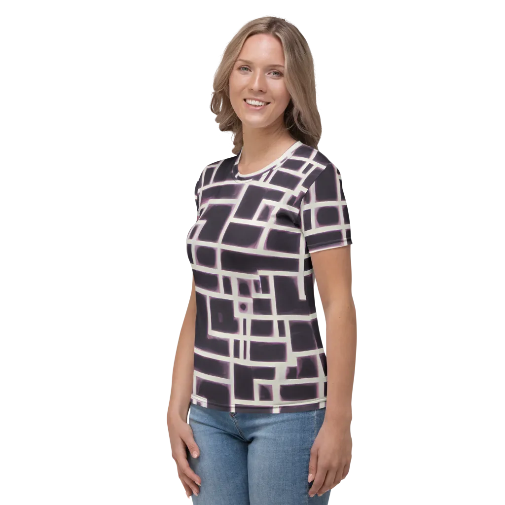Velvet Circuit on Women's Crew Neck T-Shirt — Left