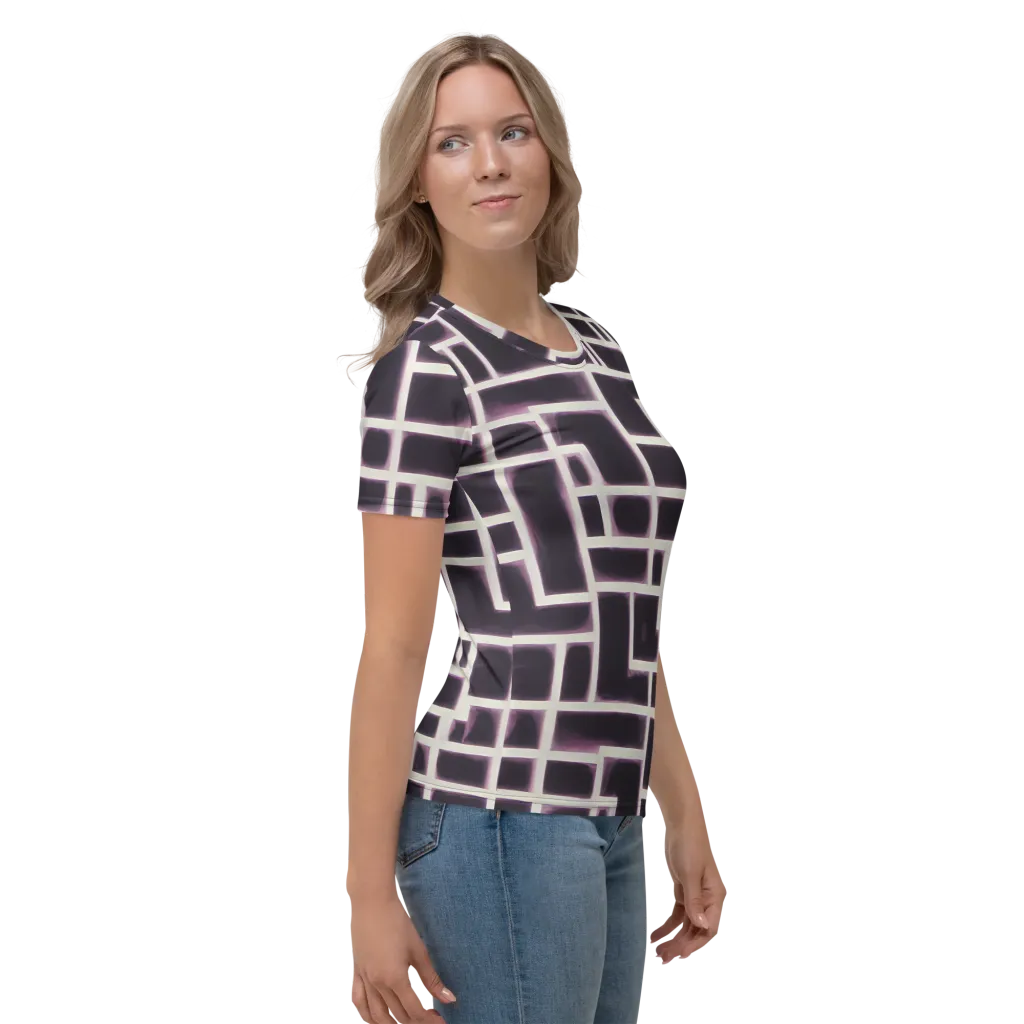 Velvet Circuit on Women's Crew Neck T-Shirt — Right