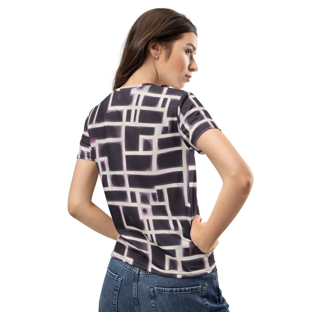 Velvet Circuit on Women's Crew Neck T-Shirt — Back