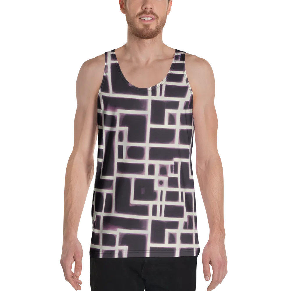 Velvet Circuit on Men's Tank Top — Front