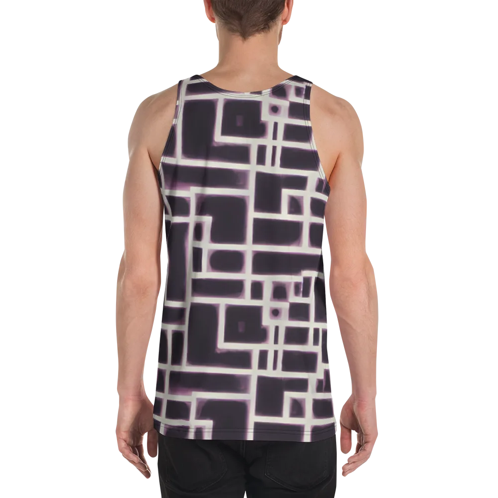 Velvet Circuit on Men's Tank Top — Back