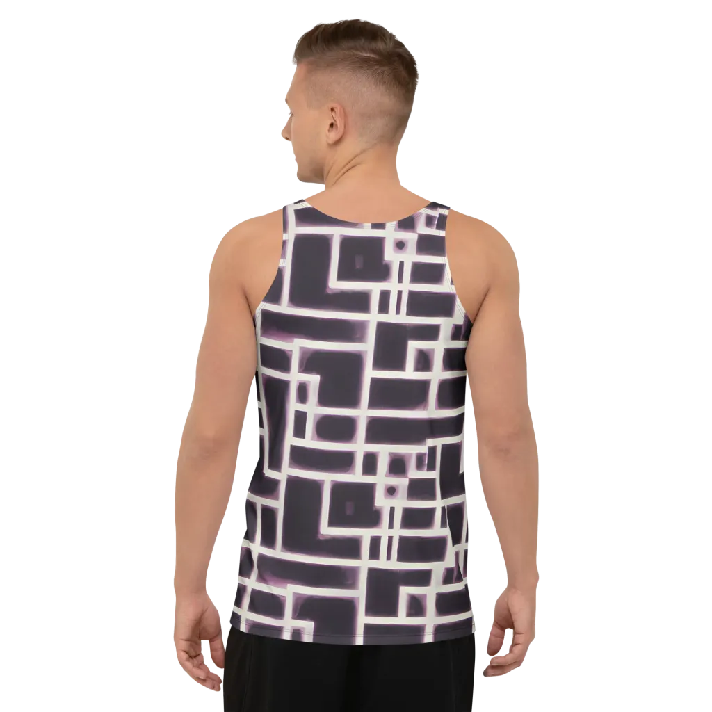 Velvet Circuit on Men's Tank Top — Back