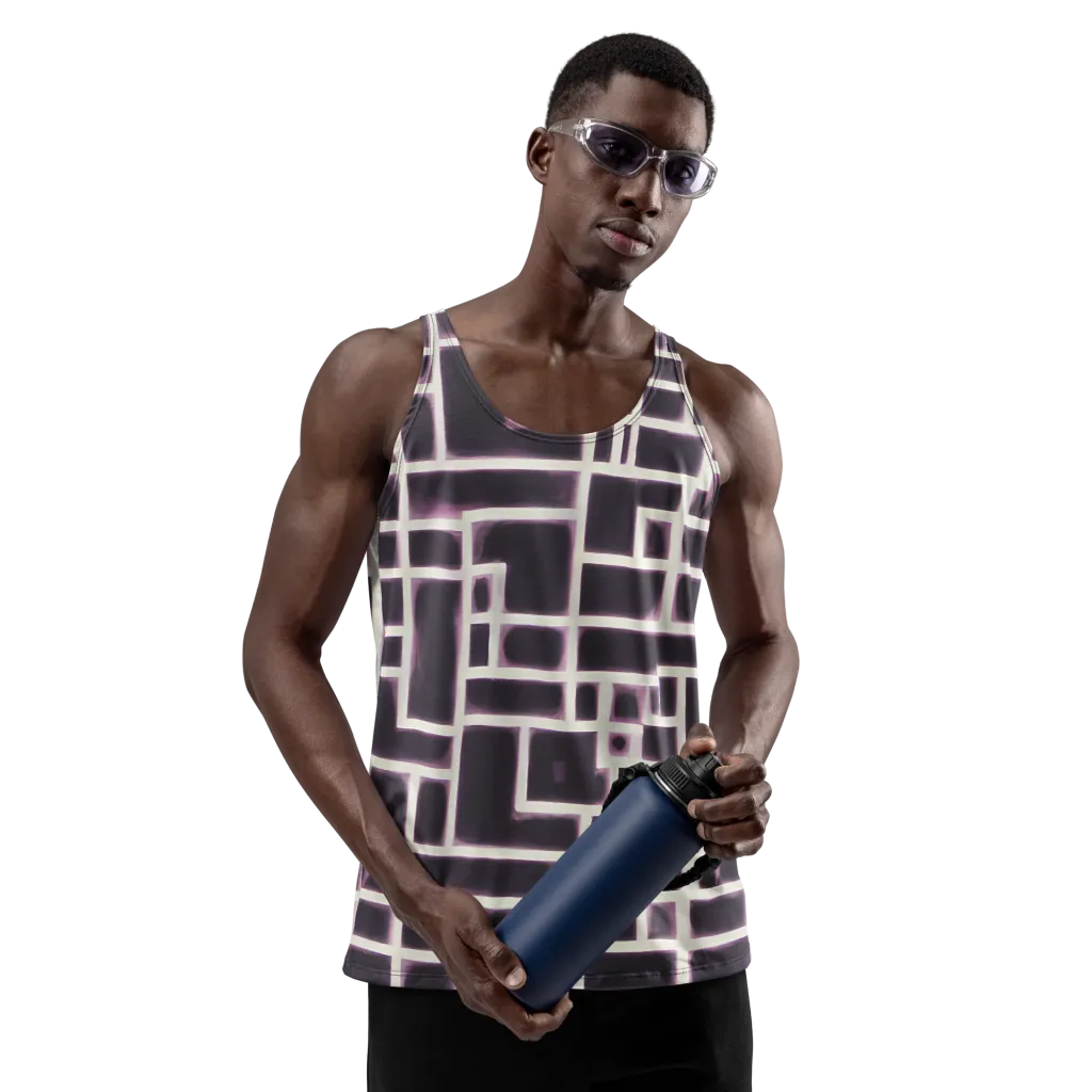 Velvet Circuit on Men's Tank Top — Front