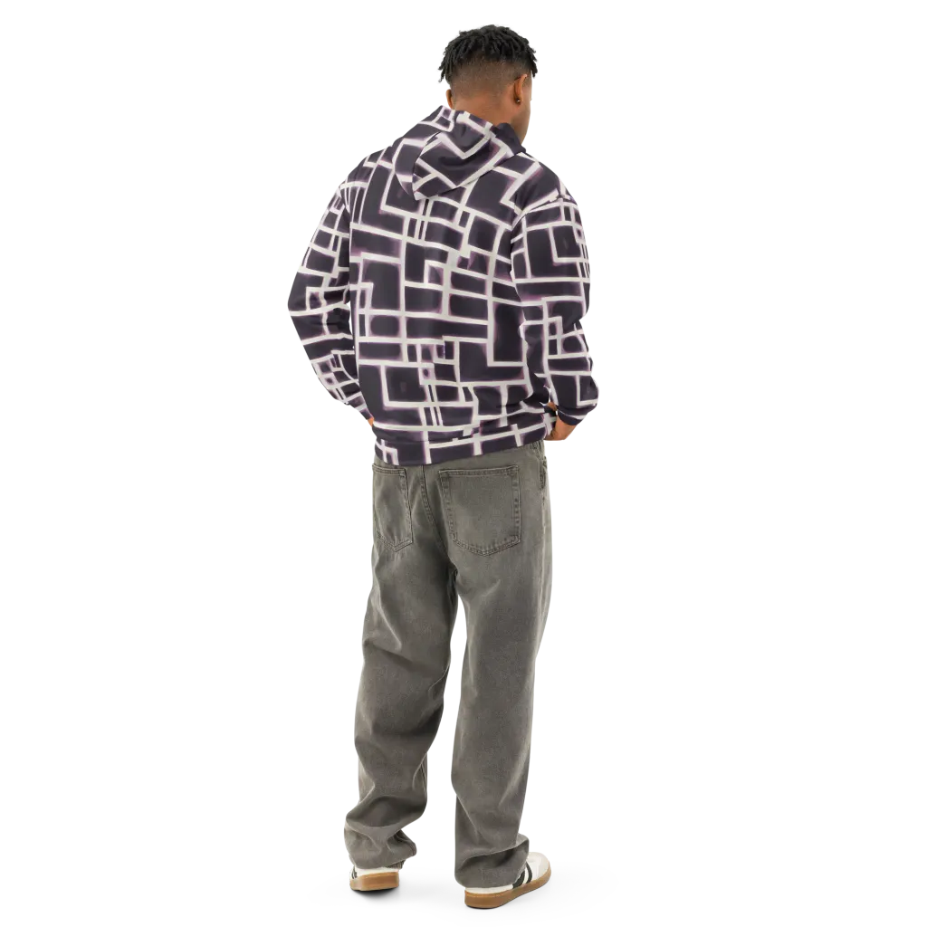 Velvet Circuit on Cotton Hoodie — Back