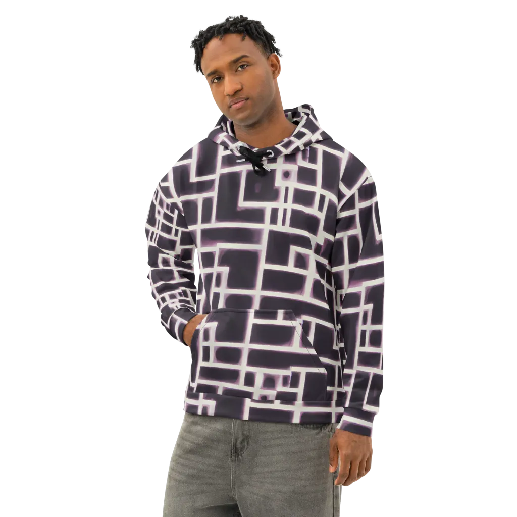 Velvet Circuit on Cotton Hoodie — Left Front