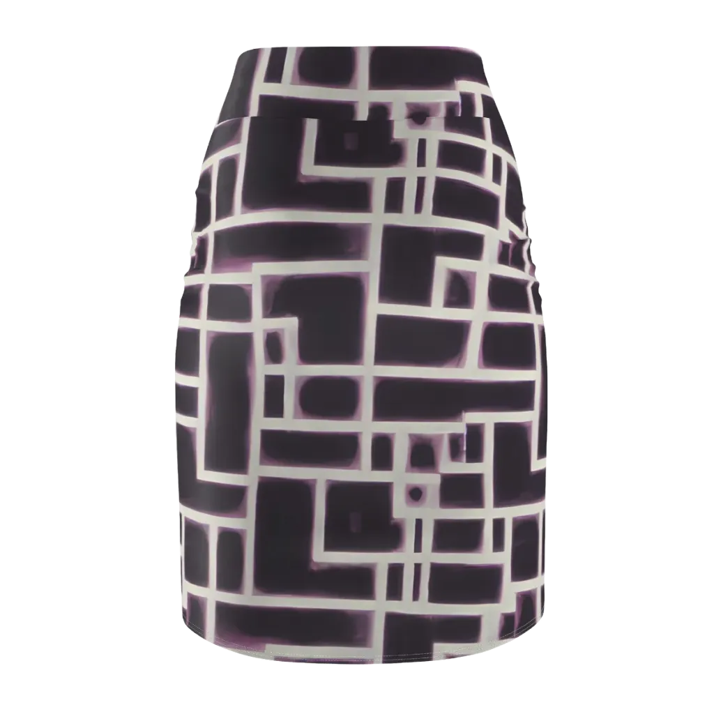 Velvet Circuit on Pencil Skirt — Back