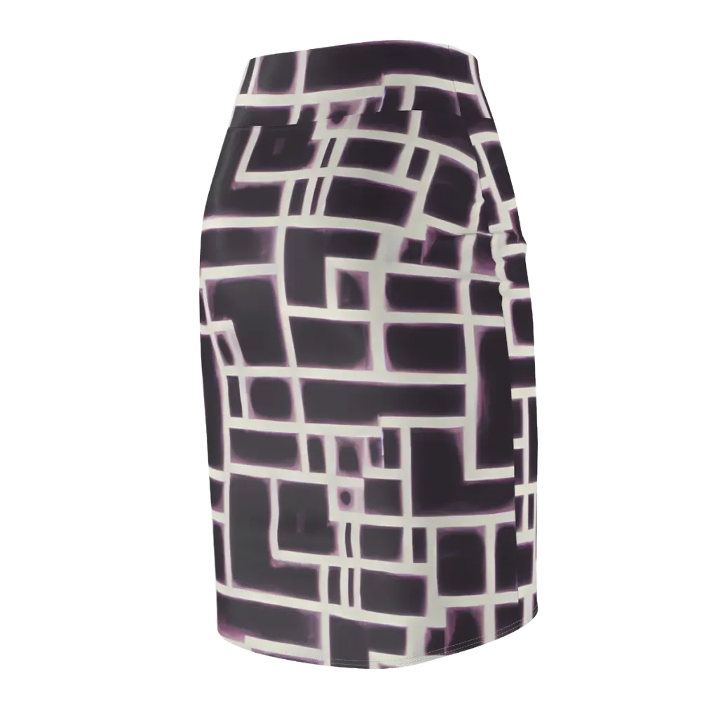 Velvet Circuit on Pencil Skirt — Back Side