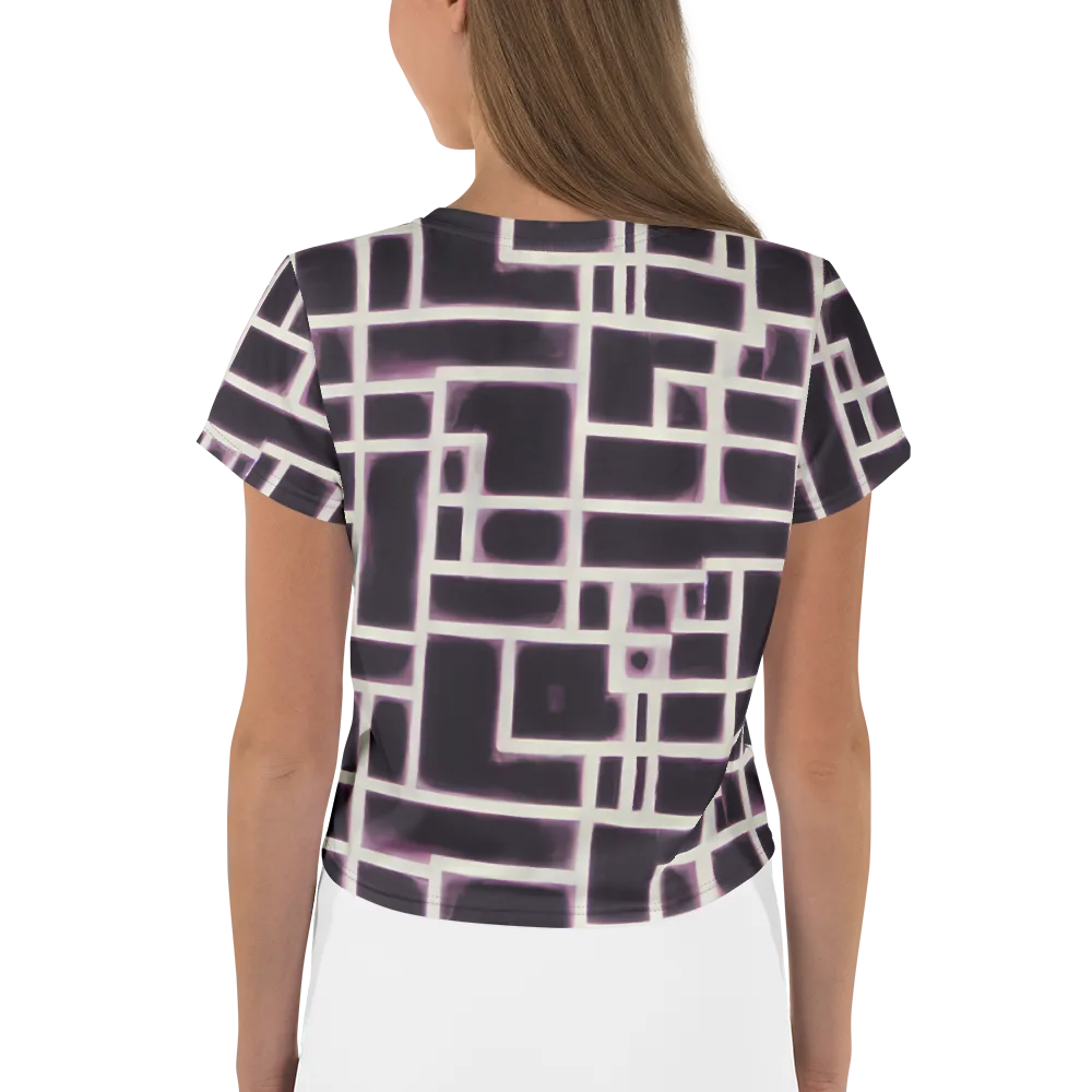 Velvet Circuit on Crop Tee — Back
