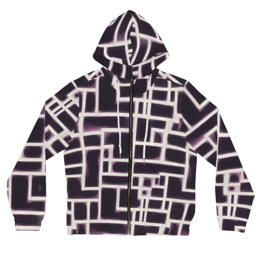 Velvet Circuit on a Women's Full-Zip Hoodie