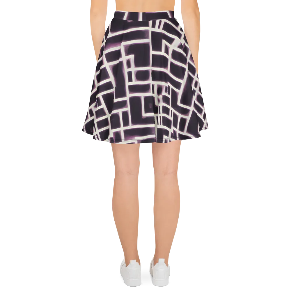 Velvet Circuit on Skater Skirt — Back