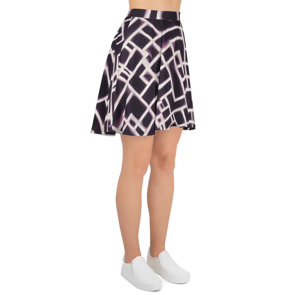 Velvet Circuit on Skater Skirt — Right