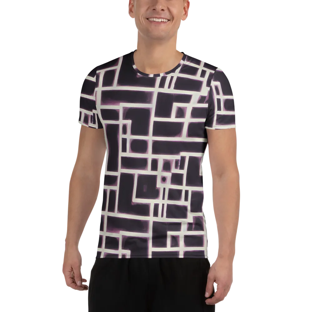 Velvet Circuit on Men's Athletic T-Shirt — Front