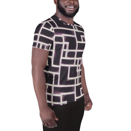 Velvet Circuit on a Men's Athletic T-Shirt