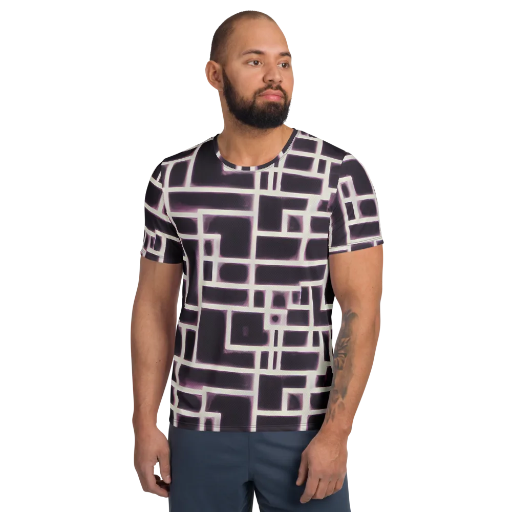 Velvet Circuit on Men's Athletic T-Shirt — Front
