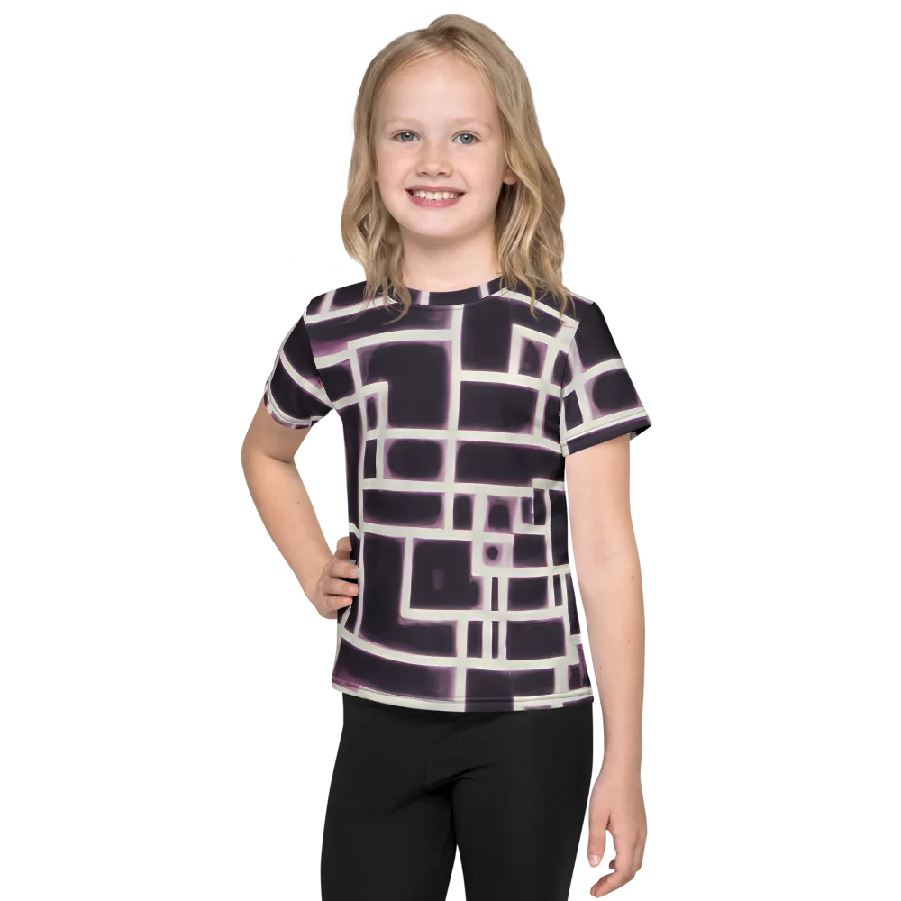 Velvet Circuit on Kids Crew Neck T-Shirt — Front