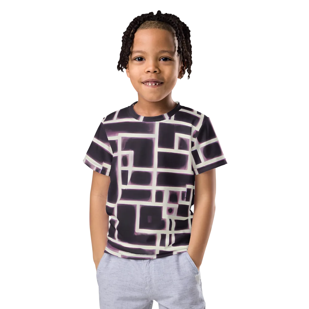 Velvet Circuit on Kids Crew Neck T-Shirt — Front
