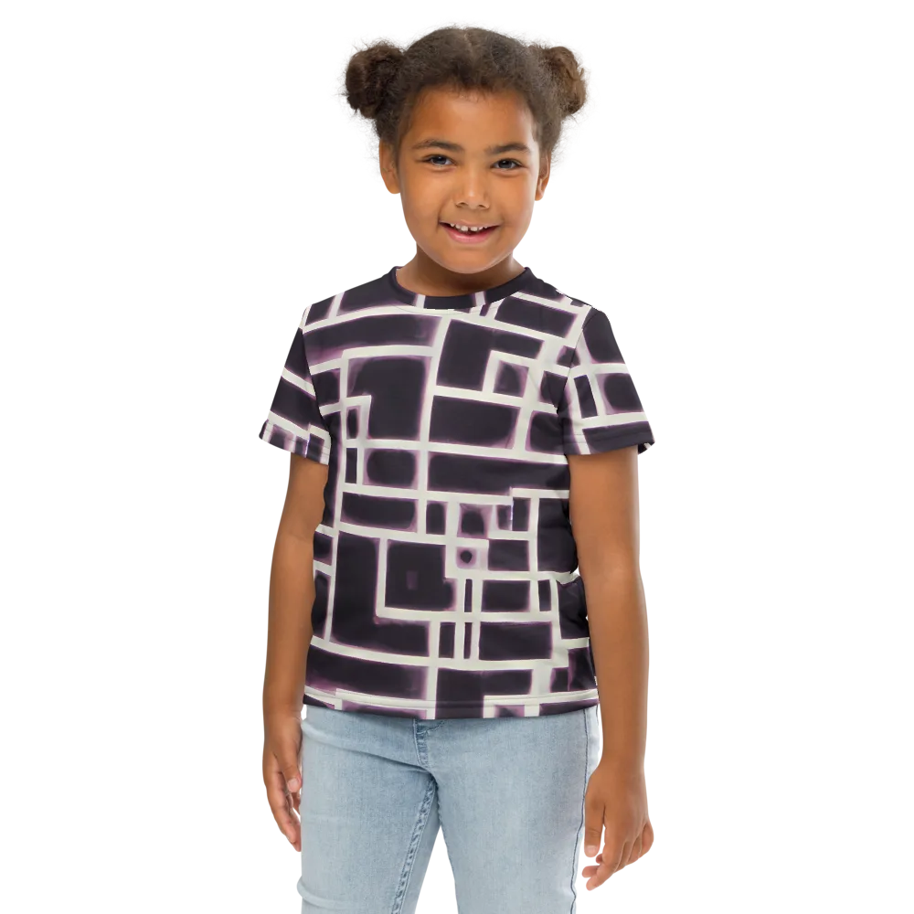 Velvet Circuit on Kids Crew Neck T-Shirt — Front