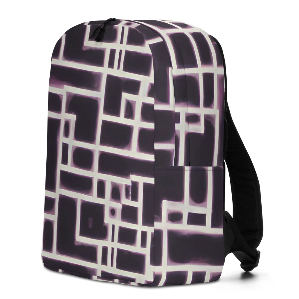 Velvet Circuit on Minimalist Backpack — Left