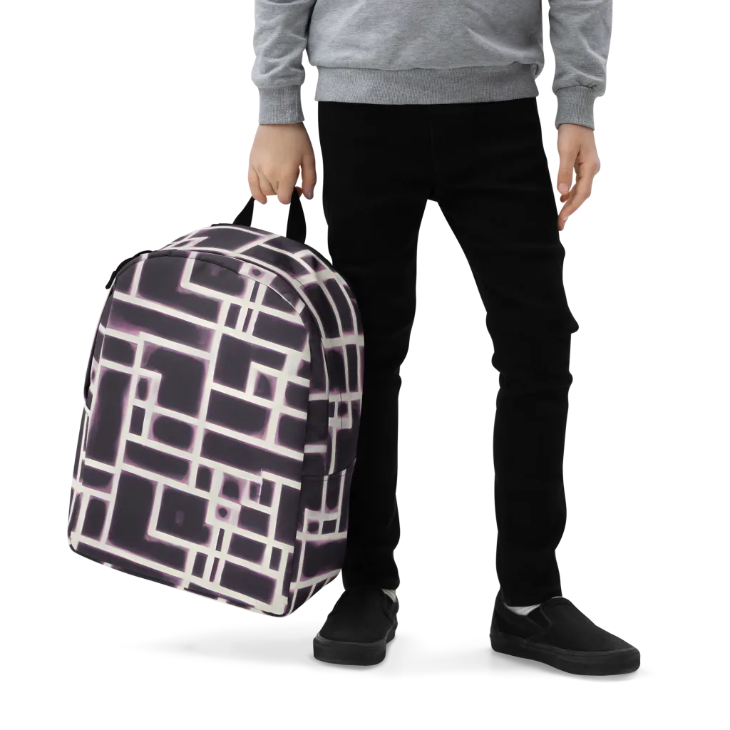 Velvet Circuit on Minimalist Backpack — Zoomed-in
