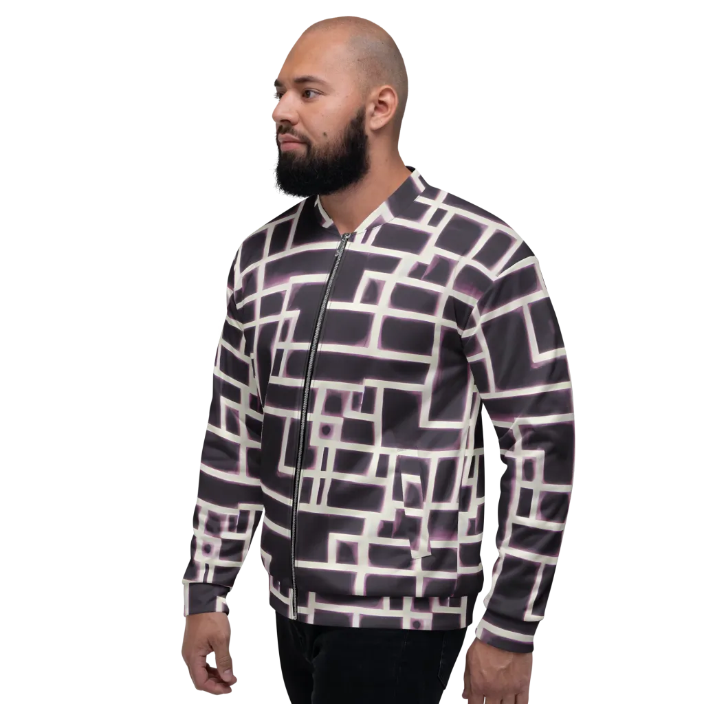 Velvet Circuit on Bomber Jacket — Left
