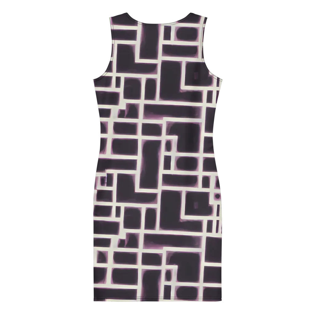Velvet Circuit on Bodycon Dress — Back