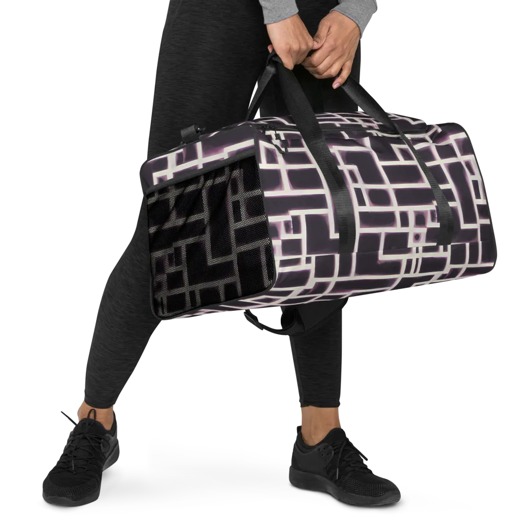 Velvet Circuit on Duffle Bag — Right Front