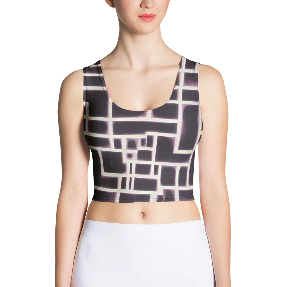 Velvet Circuit on Crop Top — Front