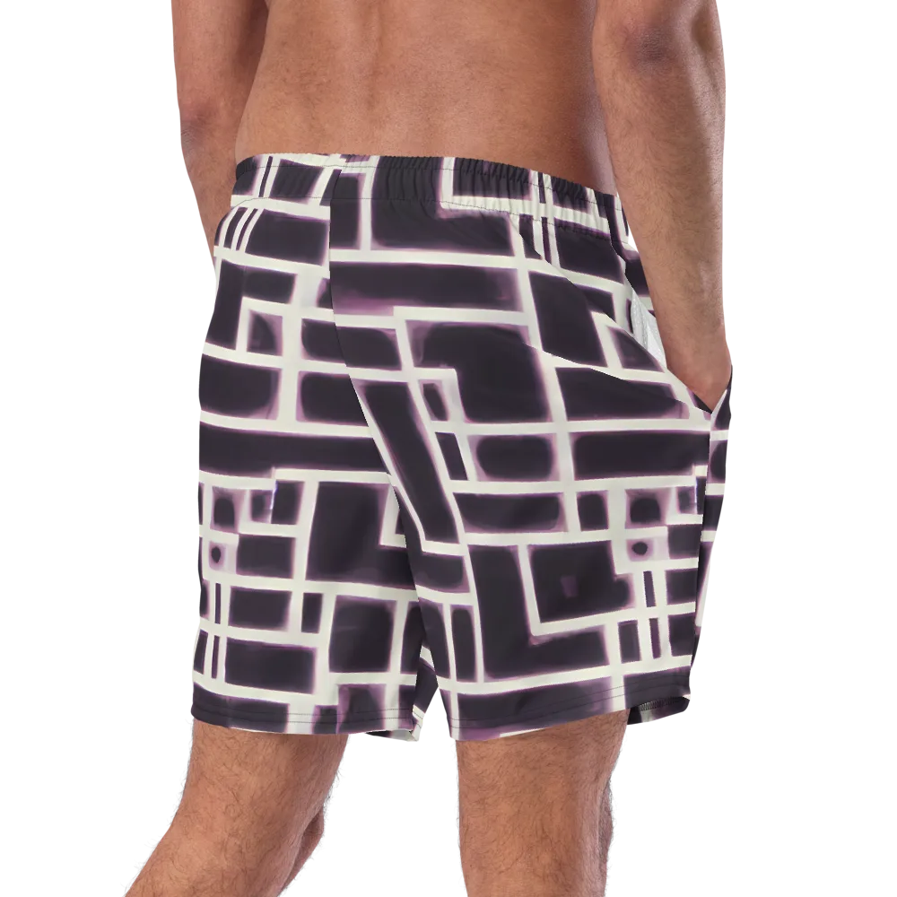 Velvet Circuit on Swim Trunks — Right Back
