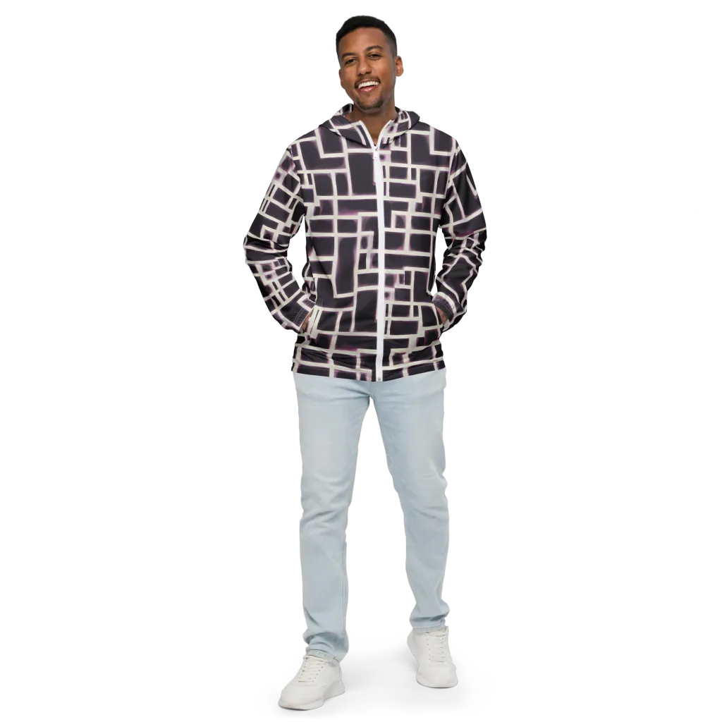Velvet Circuit on Men's Windbreaker — Front