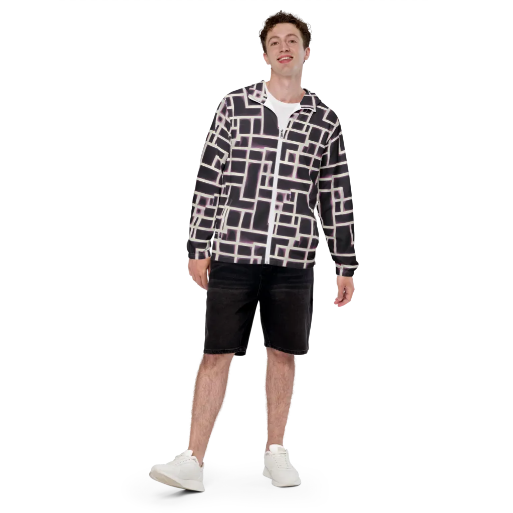 Velvet Circuit on Men's Windbreaker — Front