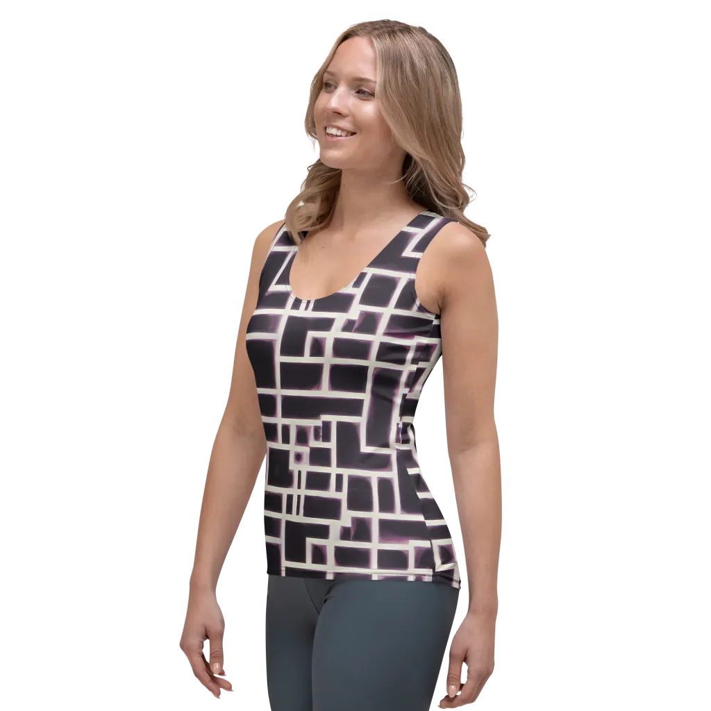 Velvet Circuit on Women's Tank Top — Left Front