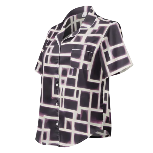 Velvet Circuit on a Women's Short Sleeve Pajama Top
