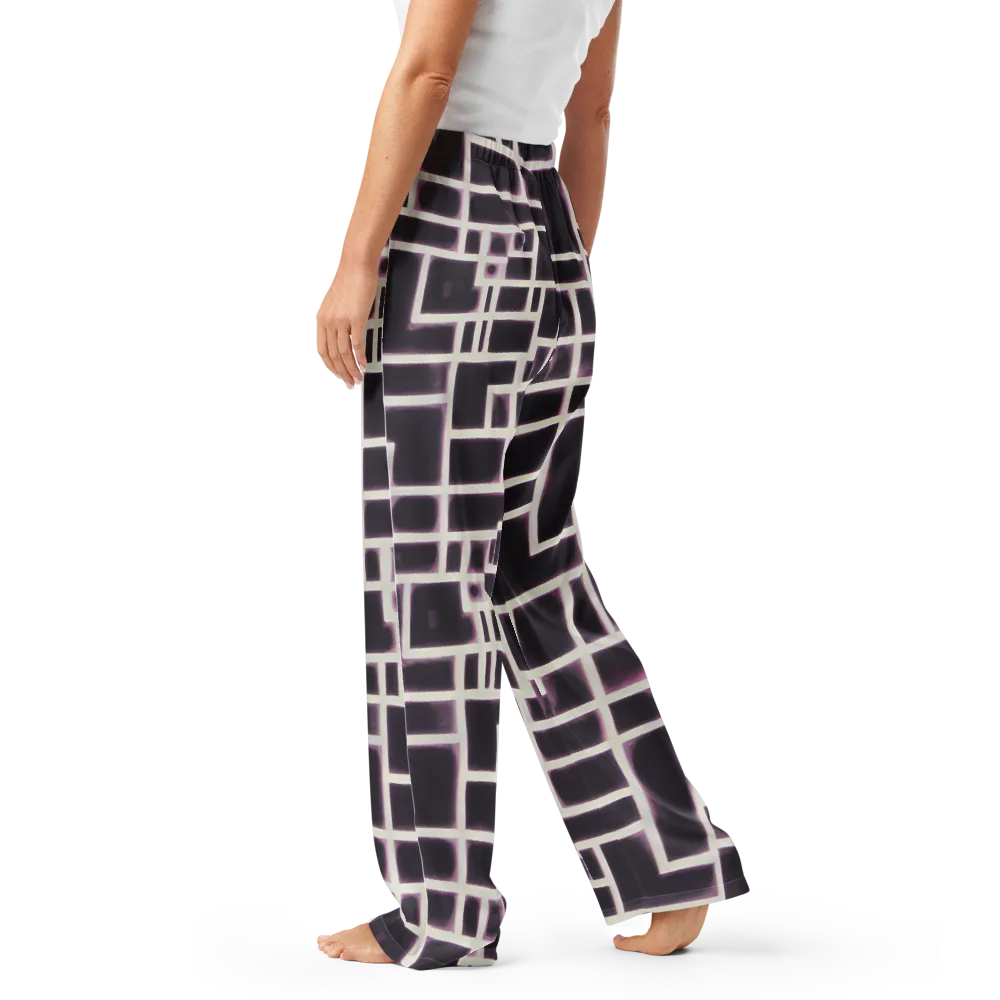 Velvet Circuit on Women's Pajama Pants — Left
