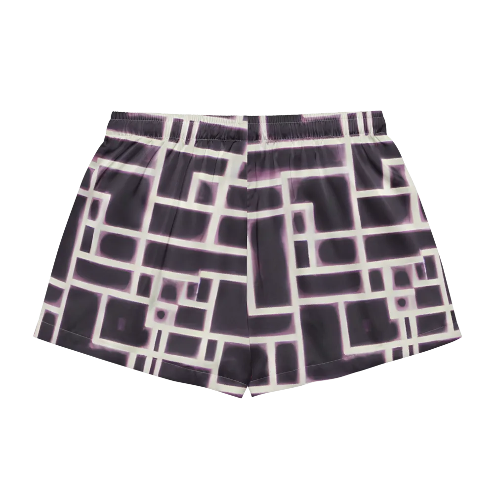 Velvet Circuit on Women's Pajama Shorts — Back