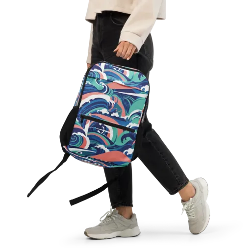 Neon Breakwater on a Utility Backpack