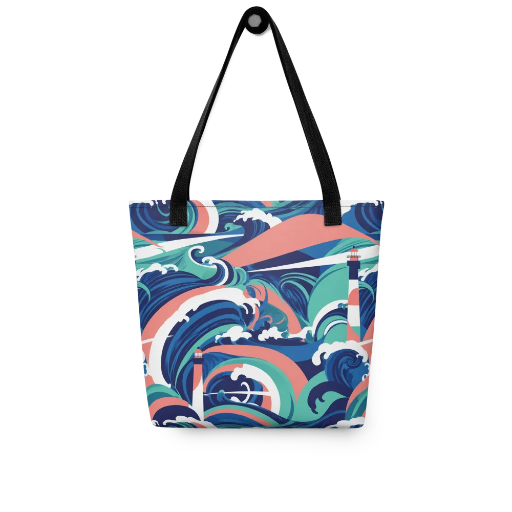 Neon Breakwater on Tote Bag — Front
