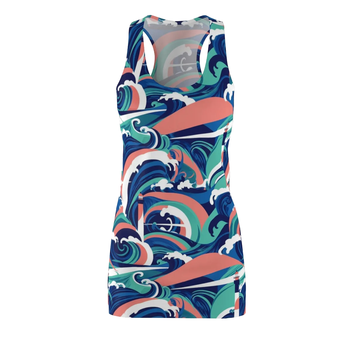 Neon Breakwater on Racerback Dress — Front